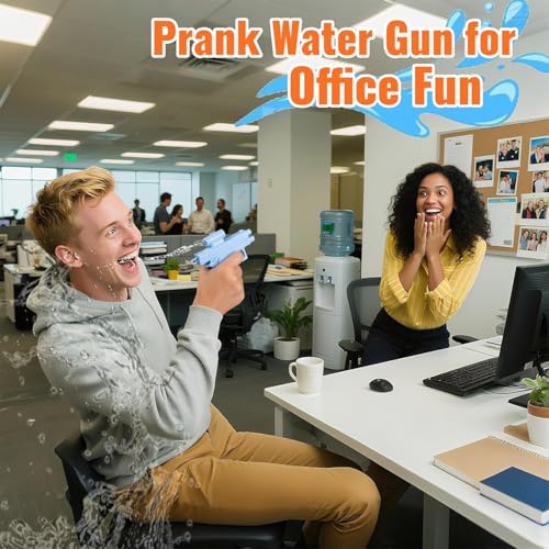 Image of Prank Water Gun, 2026 Upgrade Prank Two-Way Water Gun, Reverse Pranks Surprise Waters Guns, Hilarious Novelty Toy for Parties & Summer Fun (Blue) (1 PCS Prank Water Gun)