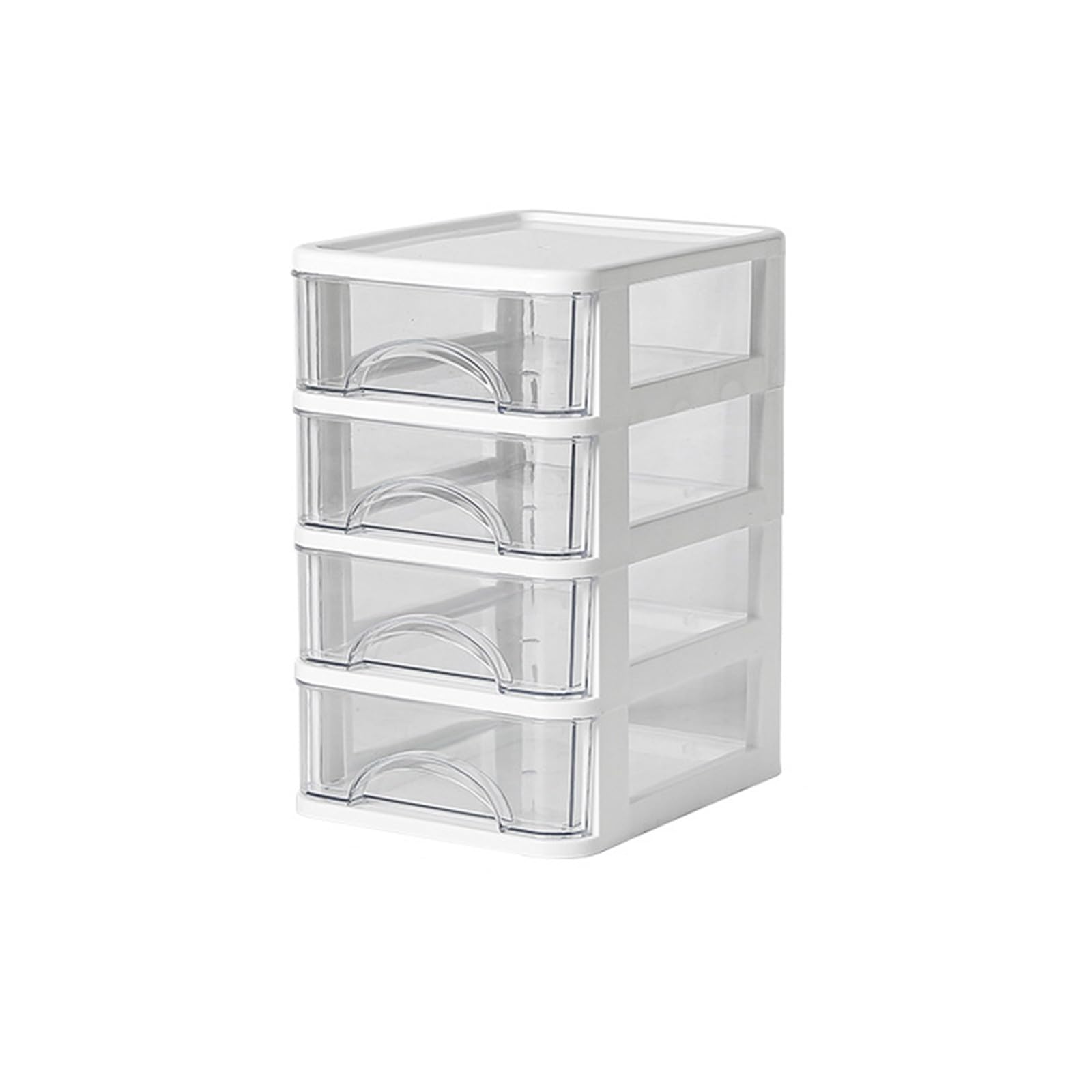 Desk Organizer with Drawer Desktop Desk Storage Box Stackable Organizers Stationery Supplies for Home Clear with Drawers Stationery Box