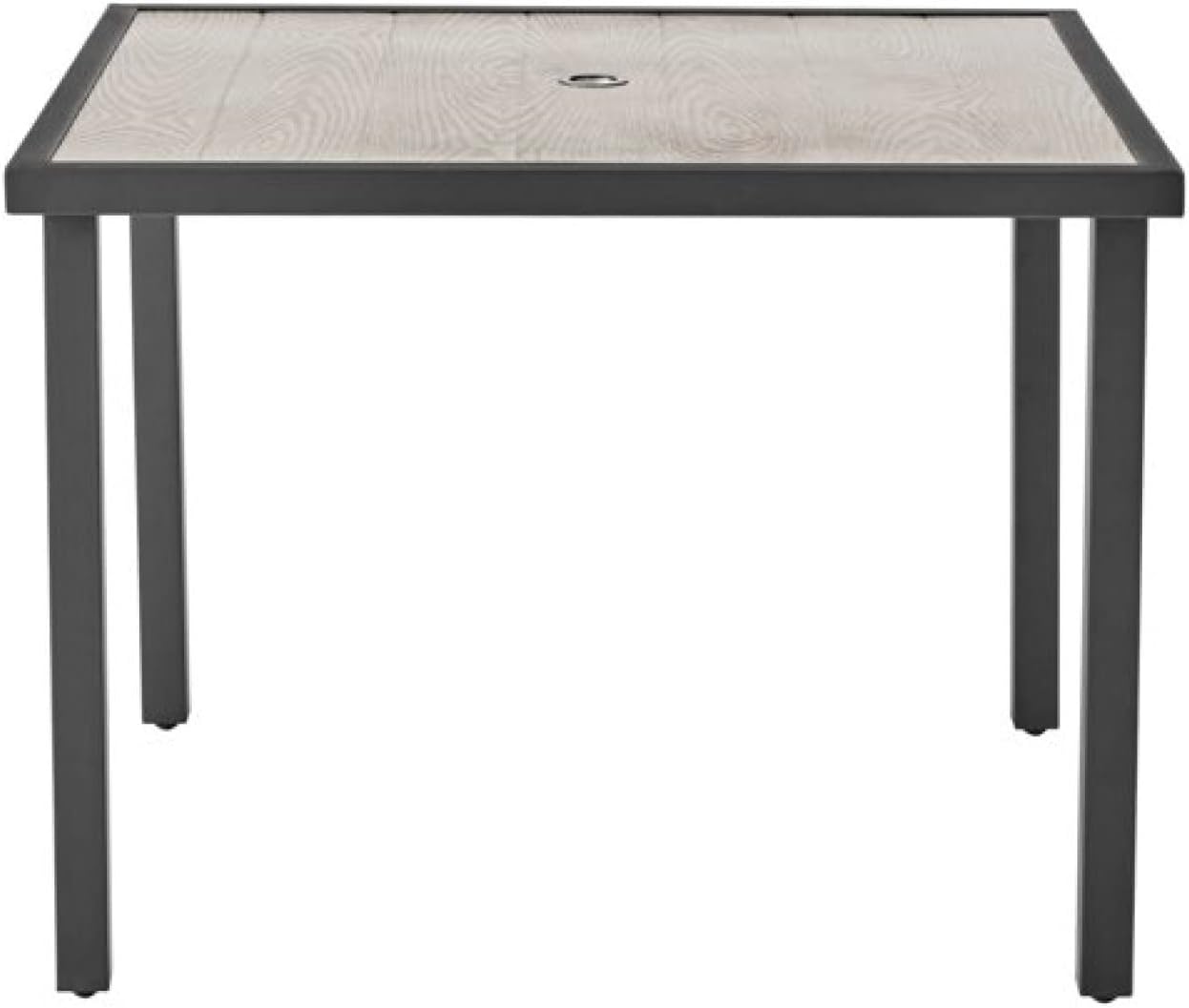 DHH166 Hans Embossed Wood Grain Top Outdoor Dining Table