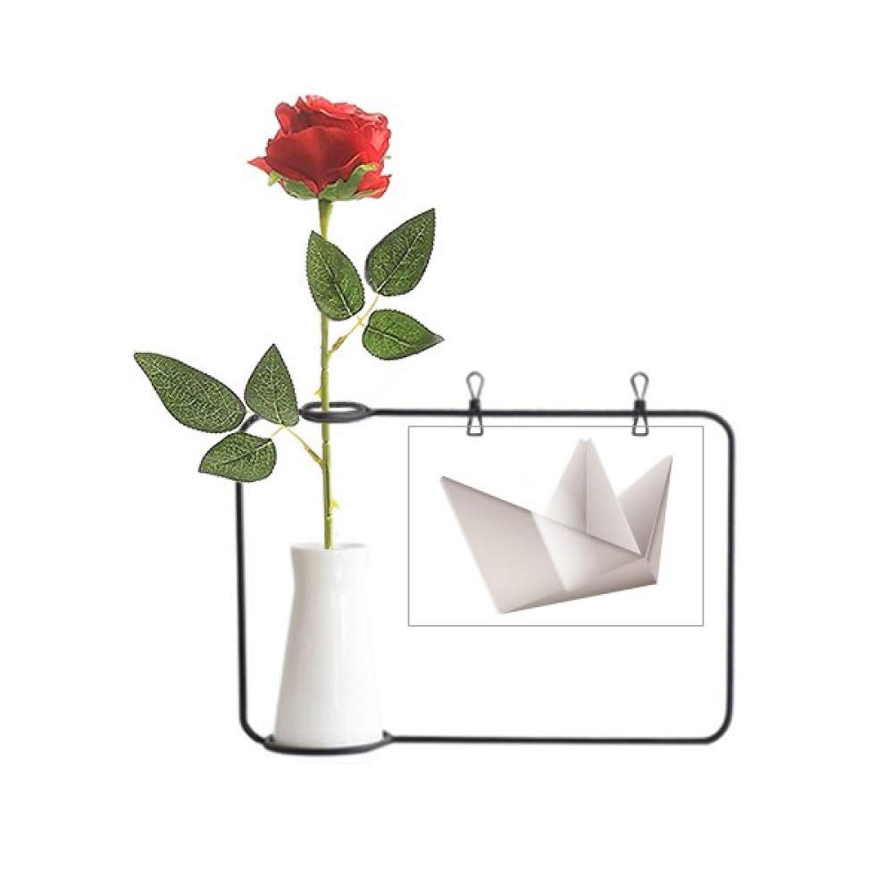 Fleurs artificielles à suspendre pour bouteille avec déco géométrique