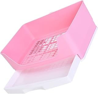 JOINPAYA Caja De Desmontable para Entrenamiento De Conejos y Pequeñas Mascotas Inodoro Limpieza para Hámsters y Color