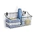 Spectrum Extra Large Wire Wall Mount Storage Basket Industrial Gray, Vintage Wire Basket Wall Mount Organizer Modern for Pantry Kitchen and Bath, Versatile Storage Basket Caddy
