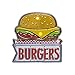 Produktbild balvi Dekorschild Burger LED-Beleuchtung mit Langer Lebensdauer Tastfunktion Anklebbar PVC-Kunststoff