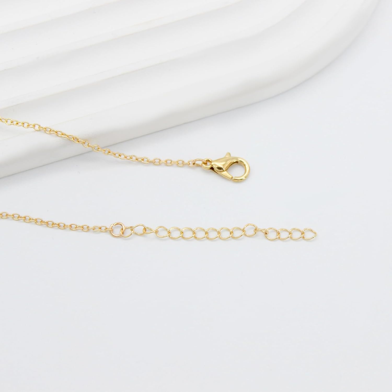 Initial Necklaces for Women,14K Gold Heart Necklace Dainty, Mama Necklace PersonalizedInitial Tag Pendant Necklace for Women Trendy Gold Jewelry (A1) - Image 6