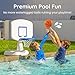 Botabee Swimming Pool Water Mini Basketballs 2 Pack | Compatible with Intex Floating Hoops Pool Basketball Game and Other Beach and Pool Games