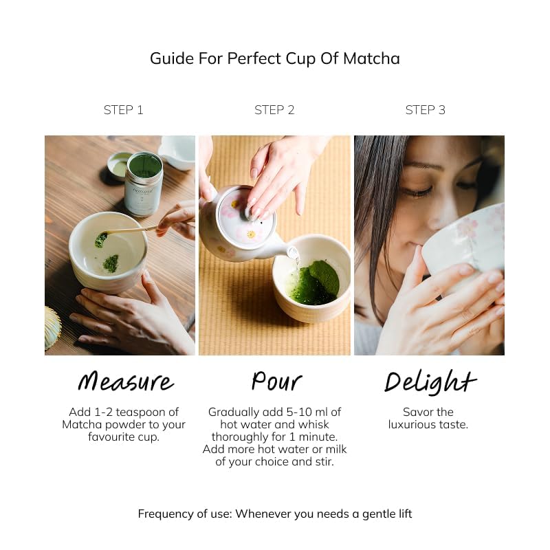 Image of ILEM JAPAN, Matcha Green Tea Powder (25 Serving , 50g) | Best before August 2026 | Pure Ceremonial Grade Organic Japanese Matcha | First Harvest | Authentic & Premium Matcha Tea Powder Sourced From Kagoshima, Japan | Detox Drink | Improve Metabolism