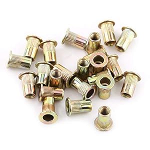 Haofy 520pcs Zinkplattierte Blindnietmuttern M3