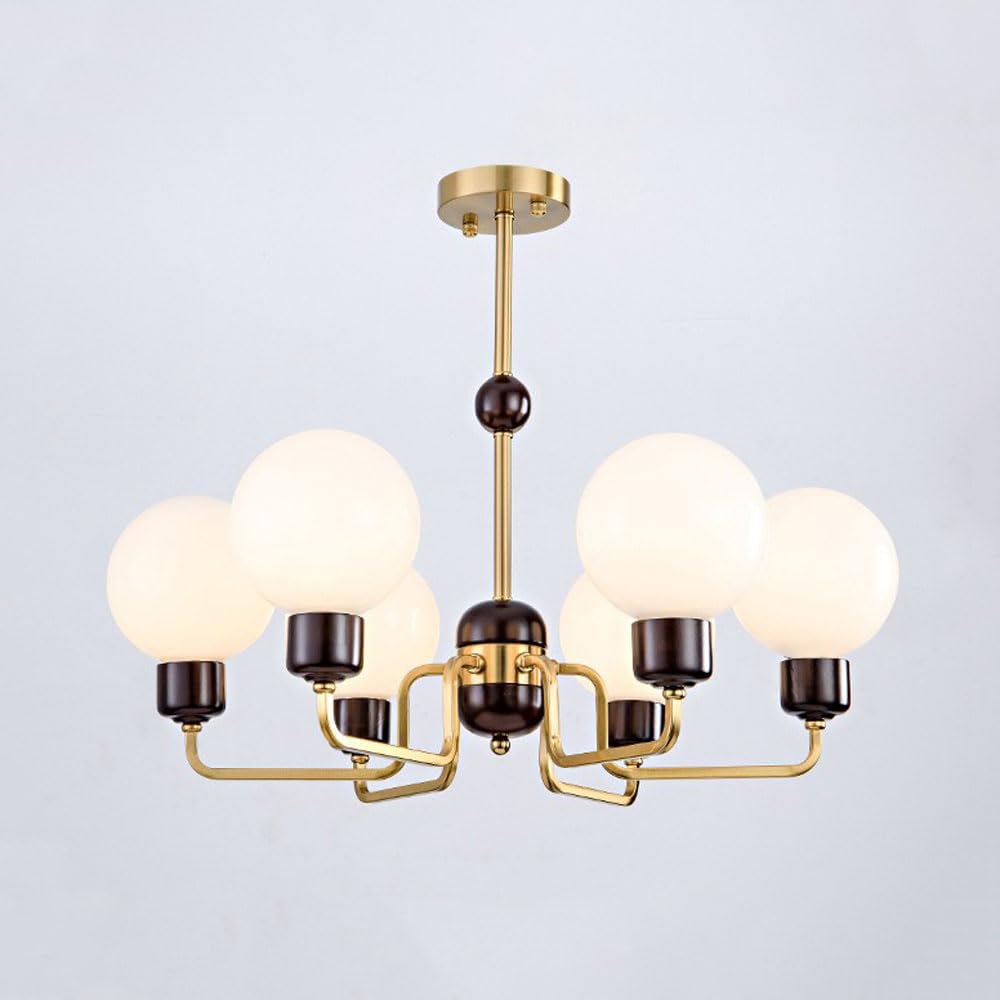 Lustre vintage 5 lampes pour corriger le manque de luminosité des grands salons et séjours