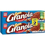 GRANOLA Biscuits sablés nappés au chocolat au lait 2 x 200 g...