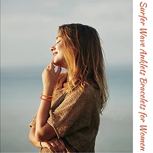 Mozaka 20Pcs Woven Friendship Bracelets For Women Handmade Braided String Bracelets Waterproof Wax Rope Bracelets Multicolor Surfer Wrap Bracelets Adjustable Boho Summer Beach Bracelets #TOP3