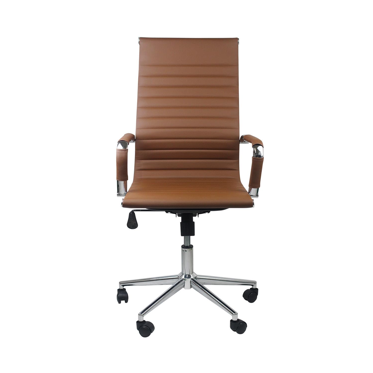 THINIA HOME Silla, Acero, Marrón, Regular