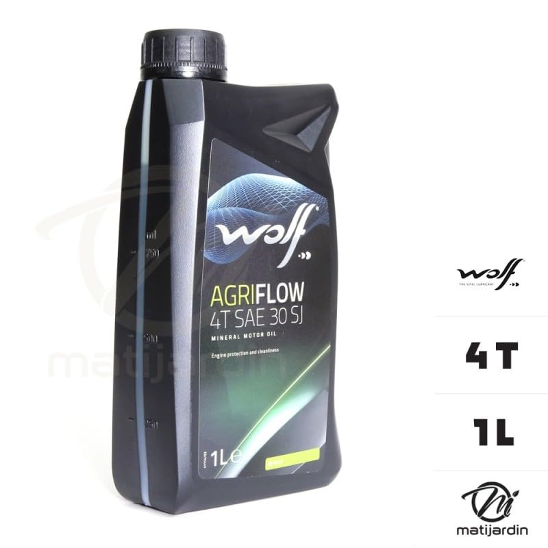 Matijardin - Huile moteur 4 Temps. SAE30. Agriflow. 1 litre