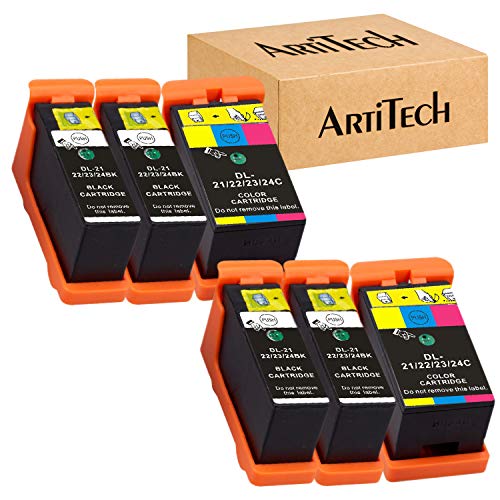 Replace for Dell Series 21 Ink Cartridges Compatible for Dell V515w, V715w, P513w