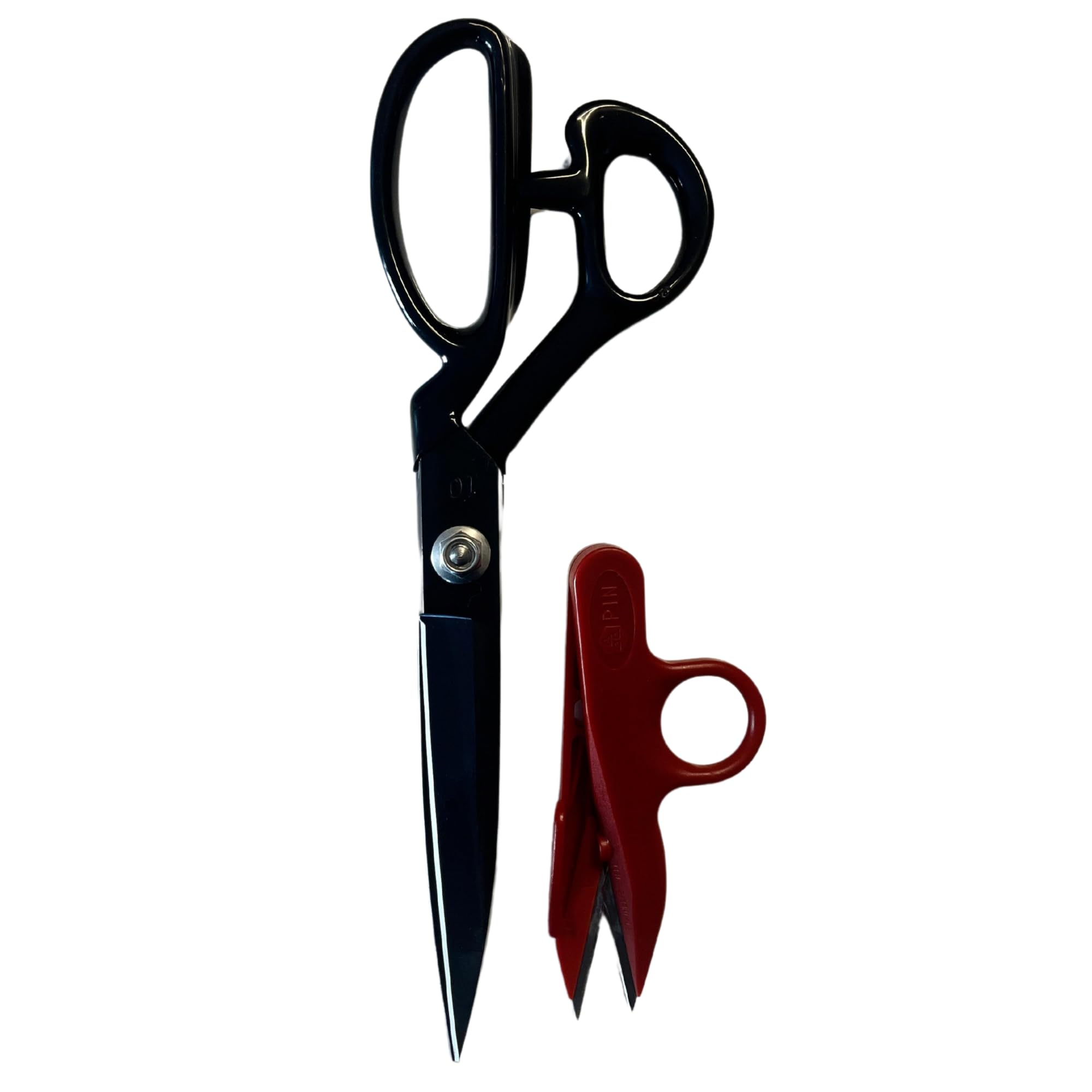 Professional Fabric Scissors 8'' & Small Scissors |2 Pcs Heavy Duty Sewing Scissor with High Carbon Steel Blade for Tailoring Crafts Industrial Strength Use