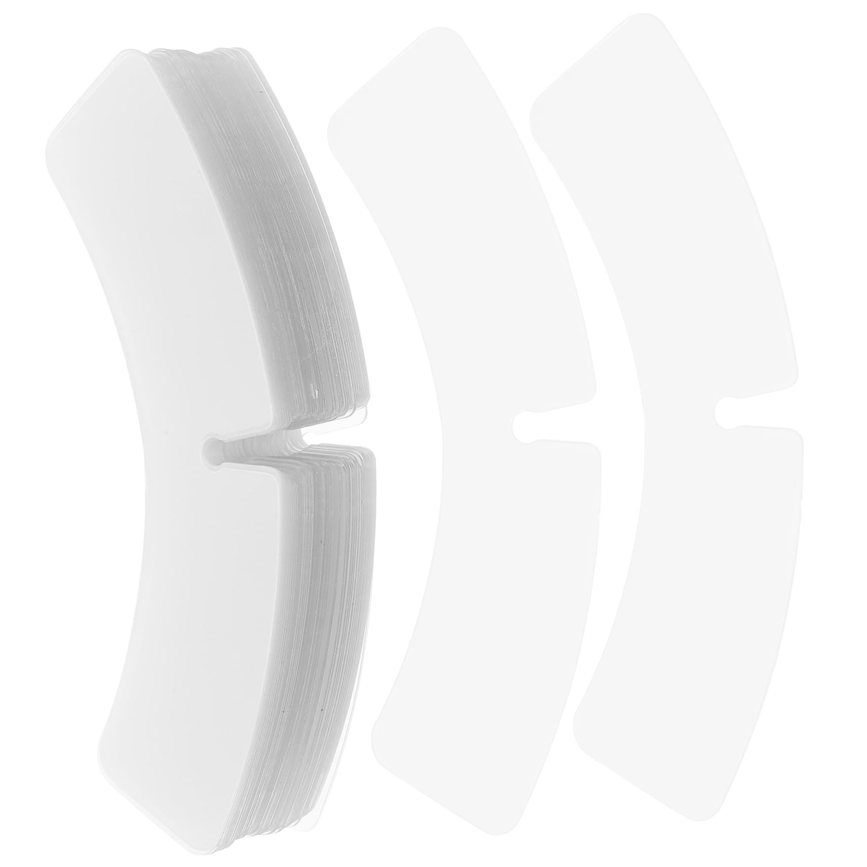 NOLITOY 100Pcs Shirt Collar Stays Inserts for Dress Shirts Lightweight Plastic Collar Supports for Men Women Easy to Use and Store for Maintaining Collar Shape