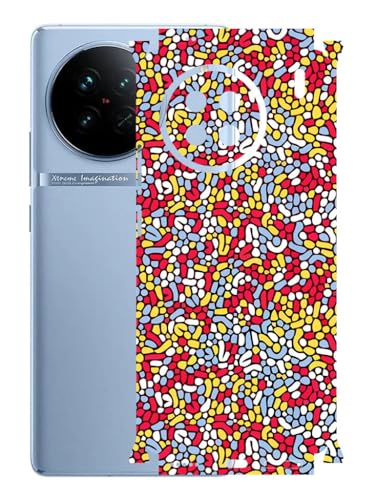 Image of AtOdds - VIVO X90 Mobile Back Skin Sticker - Lamination - Rear Screen Guard Protector Film Wrap (Coverage - Back+Camera+Sides) (Design - Beans)