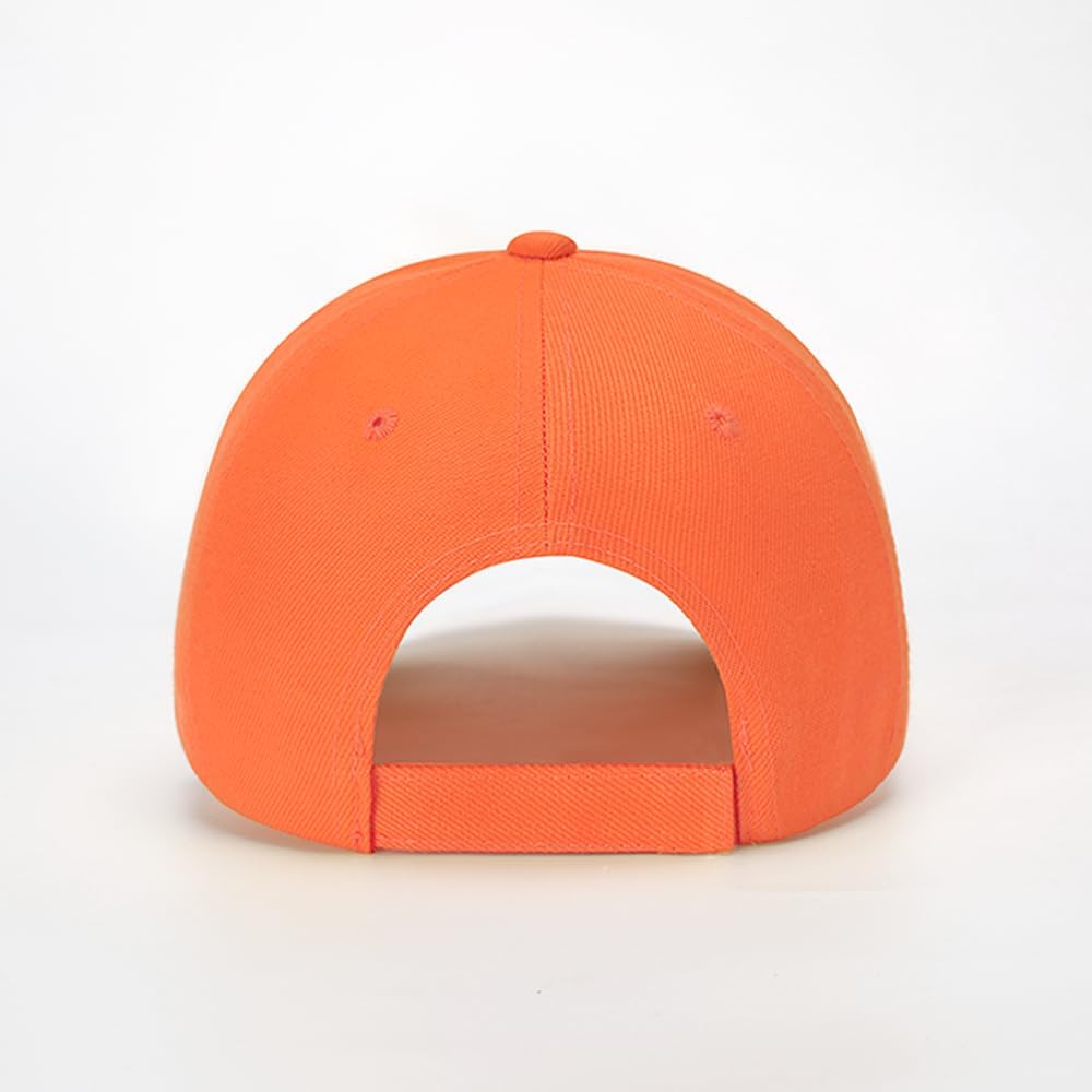 ZH Plain Adjustable Baseball Cap - Lot of 12 Unisex Blank Design Caps
