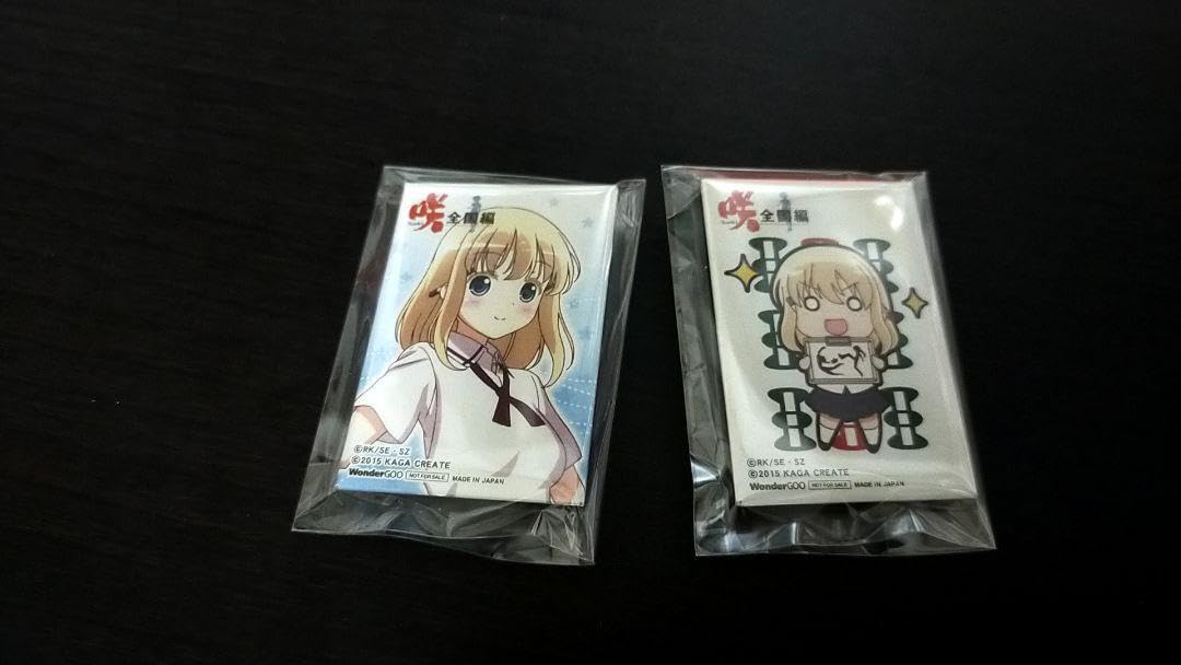 Amazon.co.jp: 咲-Saki- 全国編 WonderGOO特典 缶バッジ エイスリン