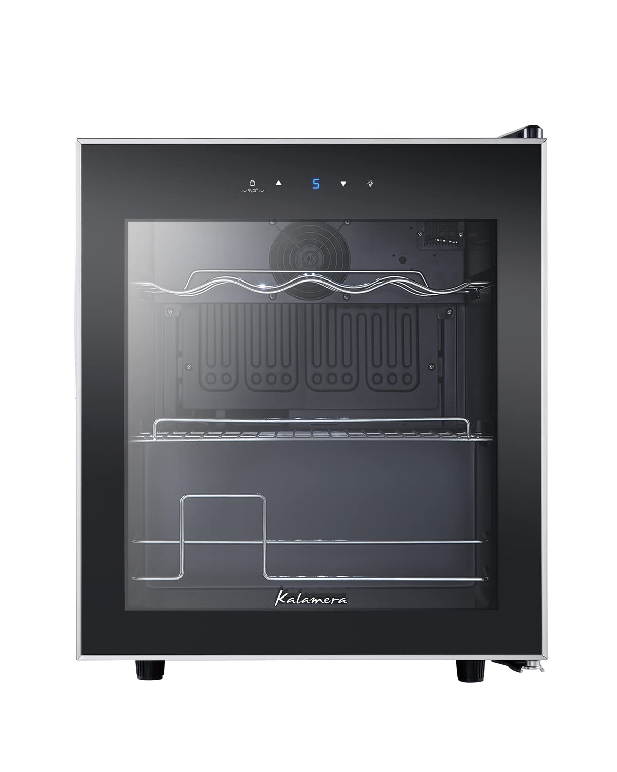 Kalamera Weinkühlschrank 15 Flaschen 40 Liter 5-18°C Freistehend KRC-40FCSS
