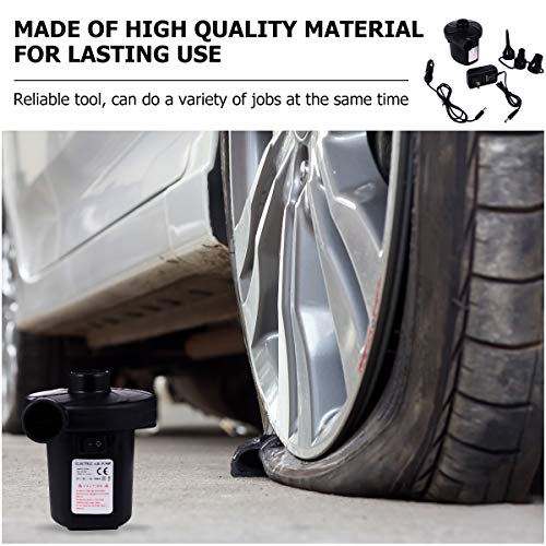 ABOOFAN Bomba de ar elétrica multiuso Inflator de ar compacto para caiaque Bomba de ar JP Plug