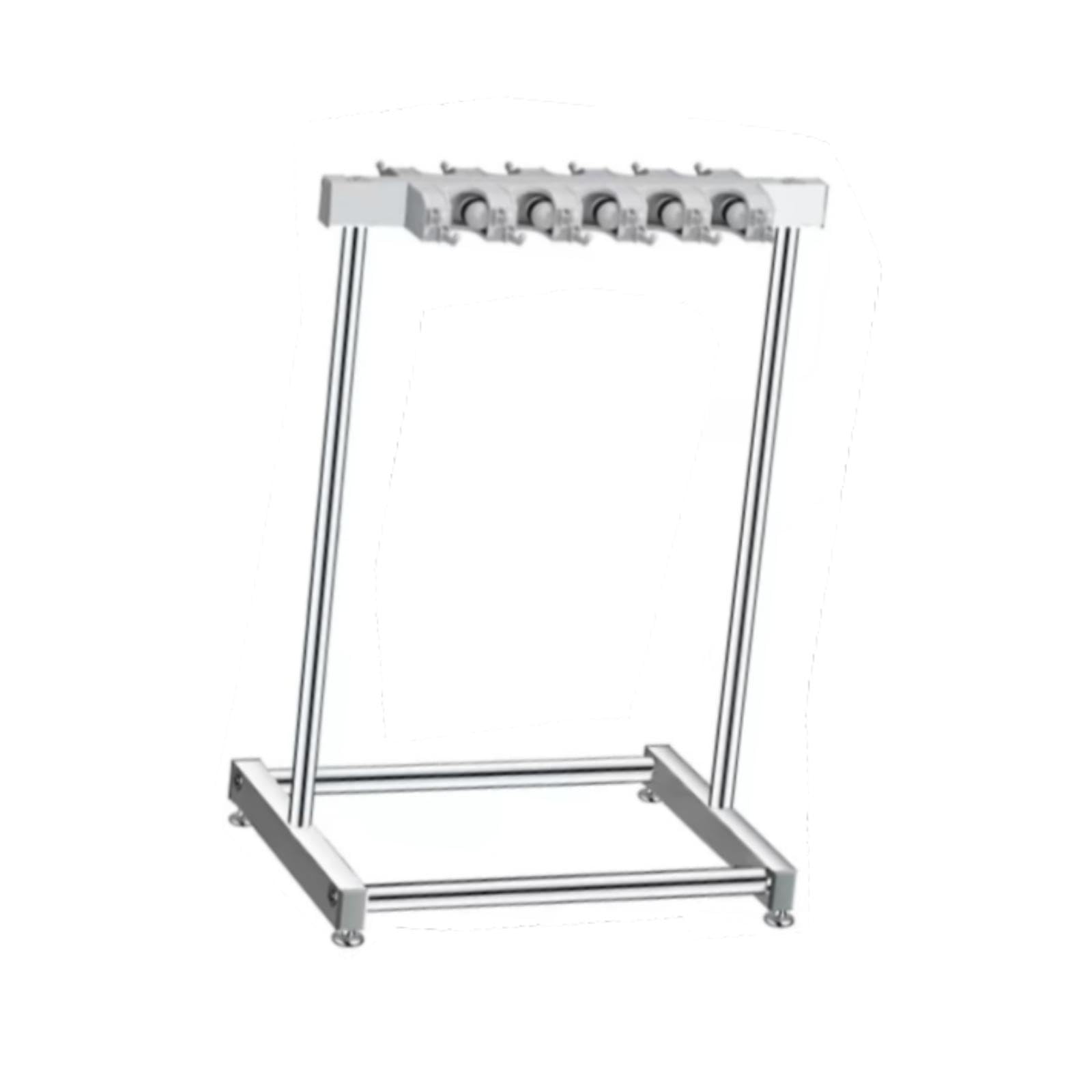 Soporte para, Soporte para Escoba, Organizador, Soporte para Herramientas, Acero Inoxidable, Montaje Extraíble para Organización de Garaje, Co, Contener 10 Trapeadores