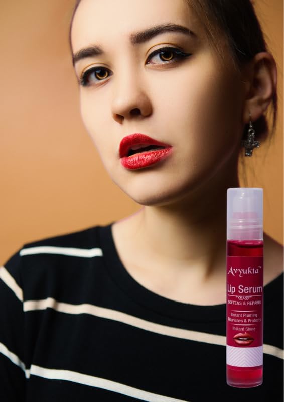 Image of Lip Serum for Soft, Hydrated & Plump Lips | Repairs Dryness, Adds Instant Shine & Nourishes Naturally | Non-Sticky Lip Care