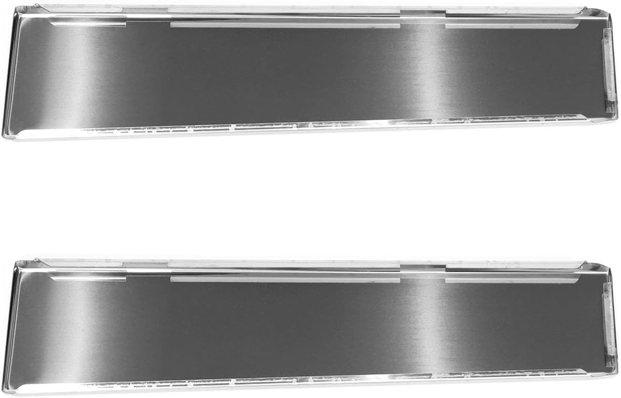 Front Lower Fender Chrome Molding Trim Compatible with 1981-1987 Oldsmobile Cutlass Supreme Salon 25530752 25530753