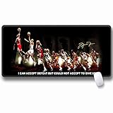 PDBEIT Gaming Mauspad Basketball 700X300X3mm Mauspad Für Weich, Extra Verlängertes Großes Mauspad, rutschfeste Gummiunterseite, Computertastatur, Mauspad