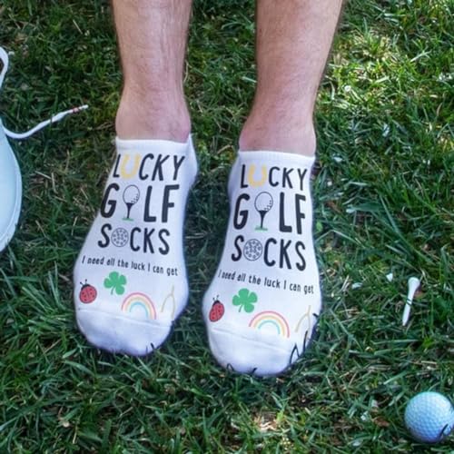2023 Christmas Gift-Lucky Golf Socks,Funny Golf Socks for Men & Women Golfers (Color : C, Size : One Size)2