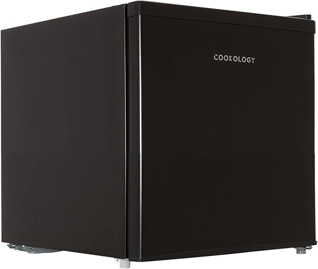 Cookology Table Top Mini Fridge 46 Litre Refrigerator with Ice Box (Black)