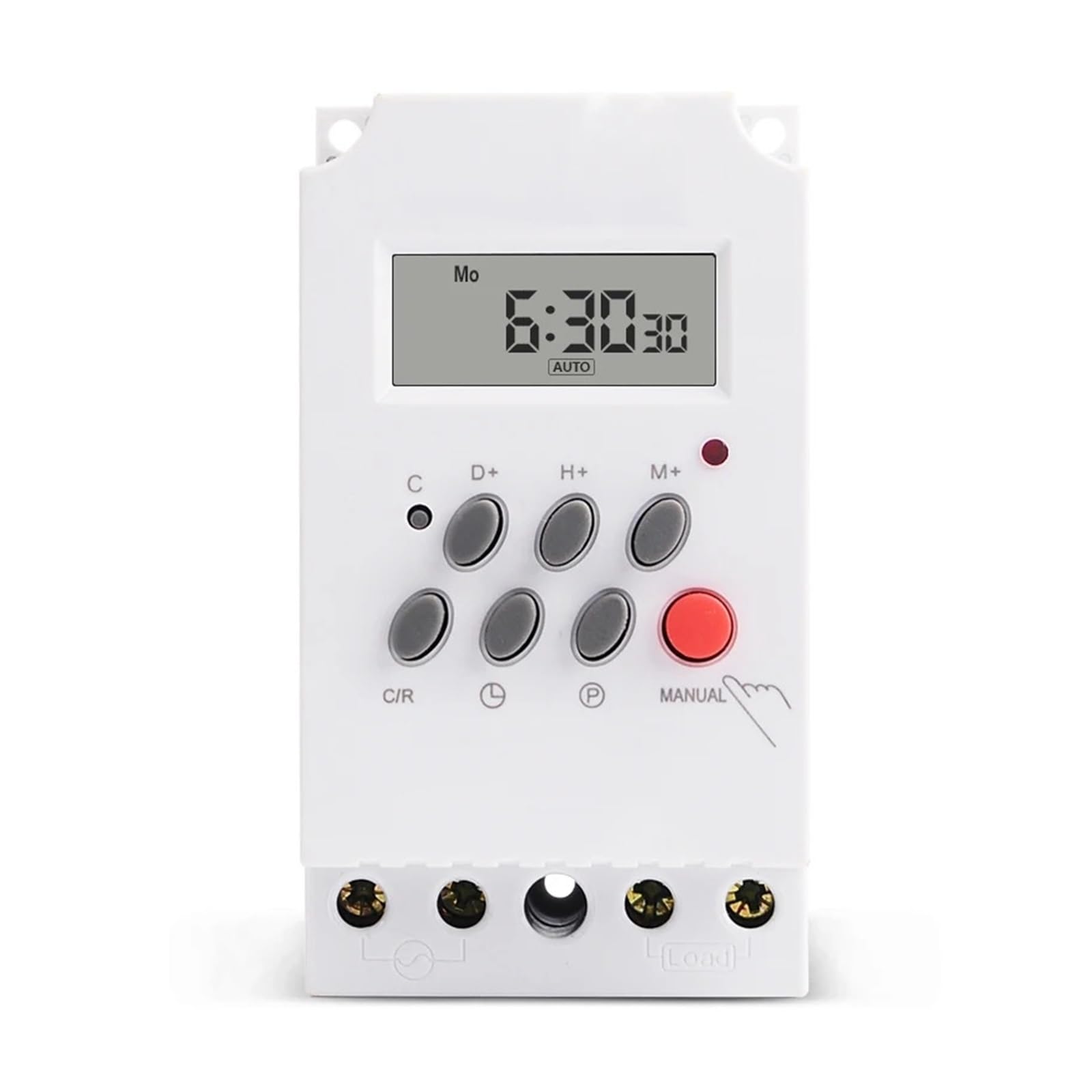 Amazon.co.jp: 12V DC デジタルタイマースイッチ、7日間プログラム可能