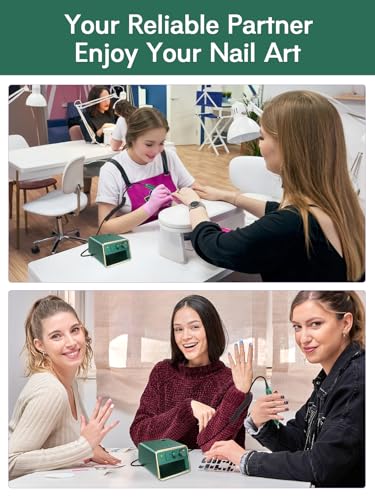 Kit de Taladro Eléctrico para Uñas Beloving Verde miniatura 7