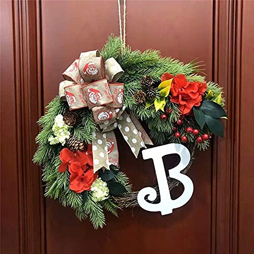 Simulation de noël chaleureuse sous forme de couronne de noël américaine