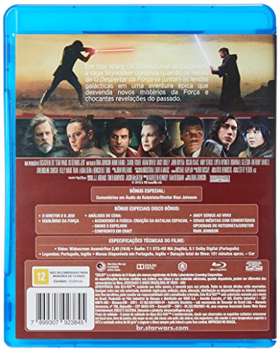 Star Wars: Os Últimos Jedi [Blu-Ray Duplo]