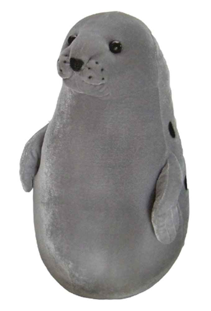 Amazon.co.jp: 海中散歩 あざらしたっちっち ぬいぐるみ(M) 高さ34cm