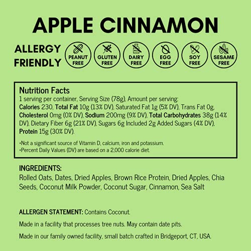 Amrita Overnight Oats Variety Pack 4 Flavors (56 Oz) + Protein Bar Variety Pack 7 Flavors (12 Bars) | High Fiber, High Protein Oatmeal For Breakfast, Shakes, Healthy Snacks | High Protein Plant Based #TOP1