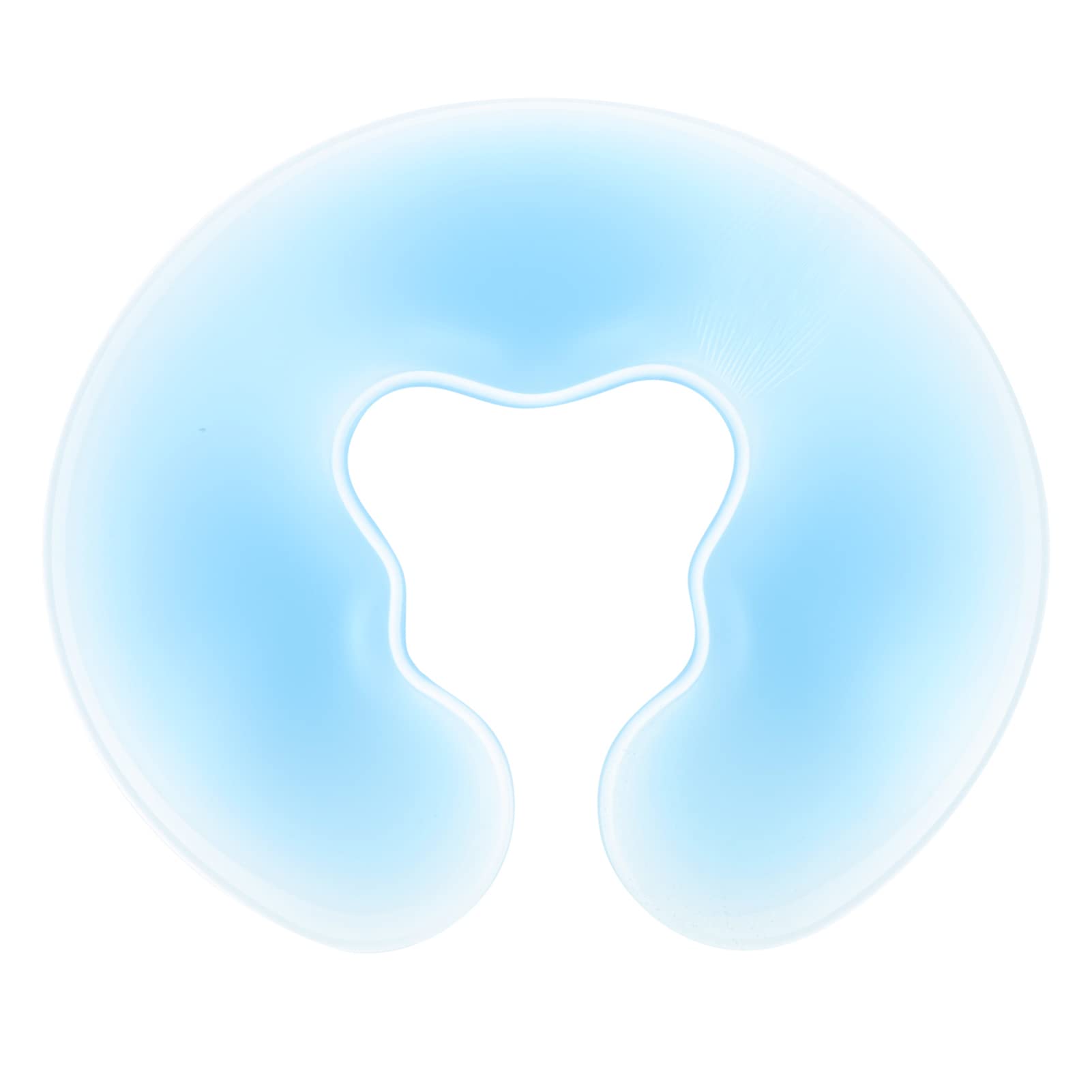Almohada de Silicona para SPA y Salón Almohada Facial Boca Abajo de Silicona para Relajación de Cara y Cuerpo Salón de Belleza