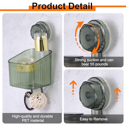 Étagère de douche à ventouse pour optimiser le rangement de votre salle de bain - 4