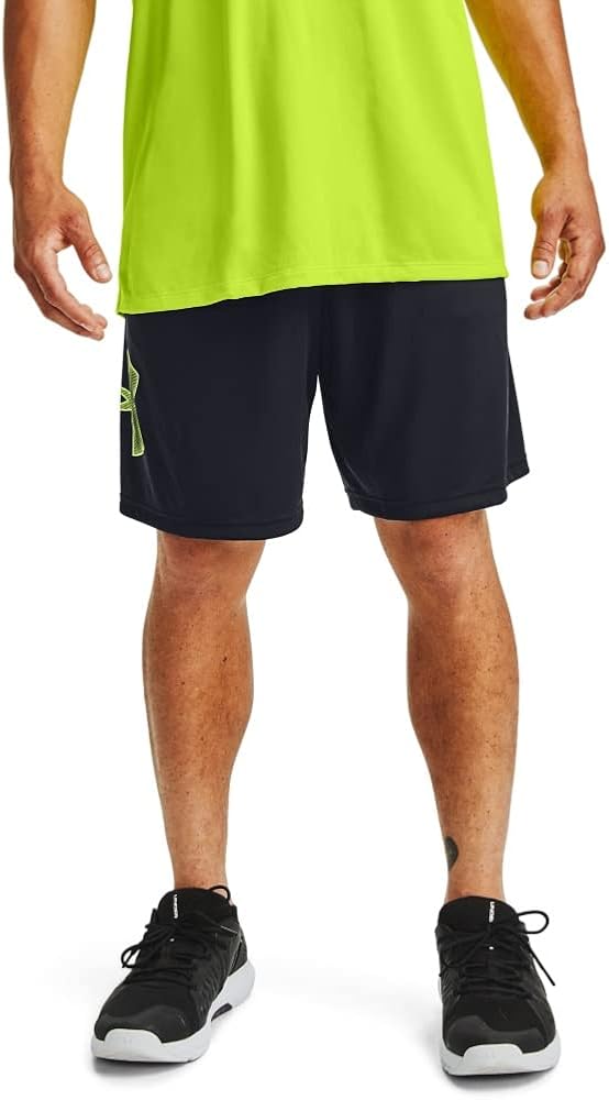 Under Armour Men's Tech Graphic Shorts Black (004)/Lime Fizz XX-Large