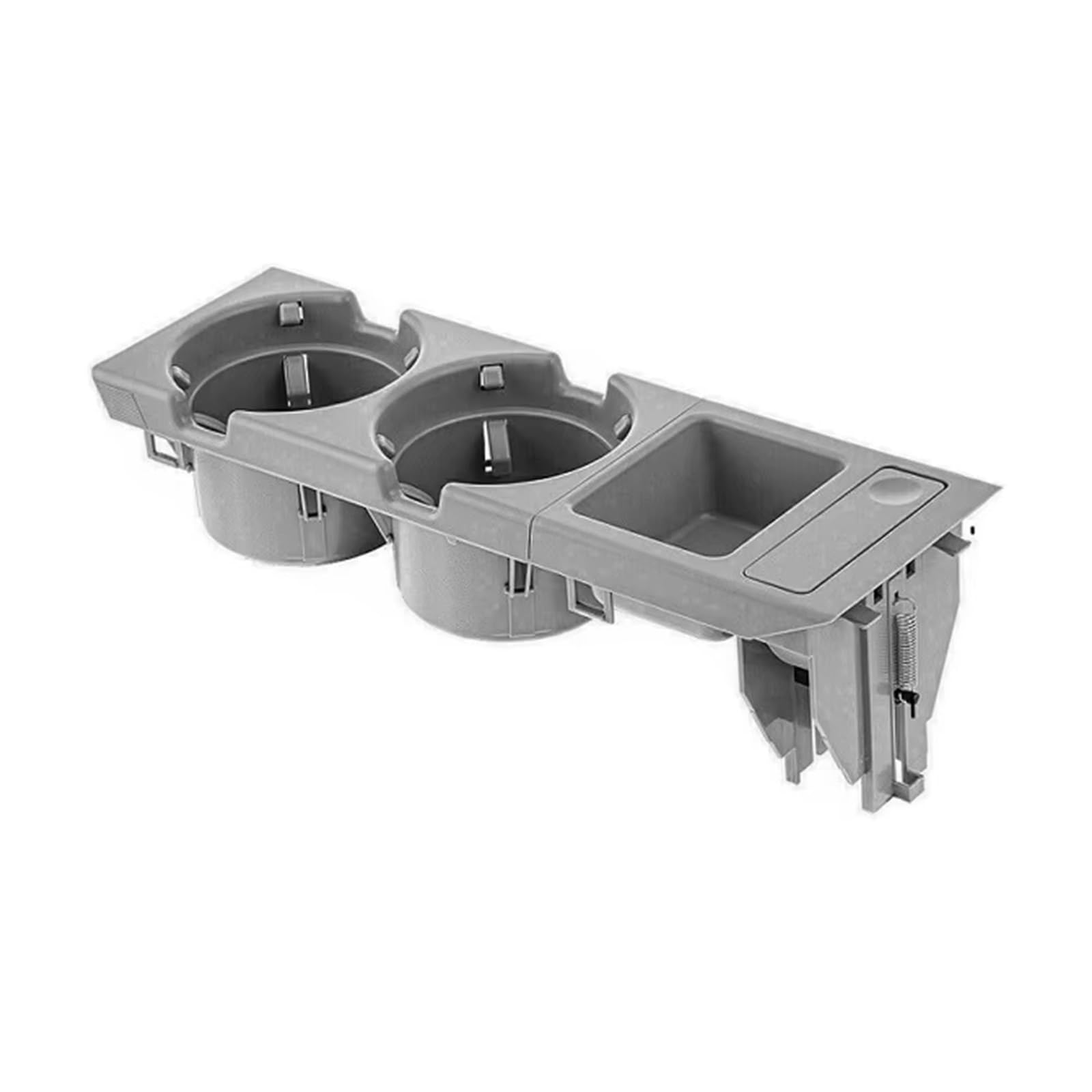 Compatible Con Para 328i 1998 2000 Consola Central De Coche Agua Portavasos Soporte Para Botellas Bebidas Bandeja Para Monedas OEM：51168217953(Grey 1 Set)