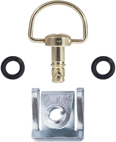 Miniatura 2 de MOTO4U Sujeciones de carrera de liberación rápida para motocicleta, 14 de vuelta, 0.669 in de longitud de anillo en D en oro (paquete de 10)