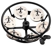 Cymbal Accessory - This hi-hat tambourine is ready for use after attaching it to the hi-hat stand 1 Row Steel Jingles - The single-row jingles of this hi-hat tambourine deliver a bright and cutting sound With Wing Nut - The wing nut allows quick adju...