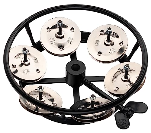 Tambourin pour hi-hat Meinl avec cymbalettes en acier noir