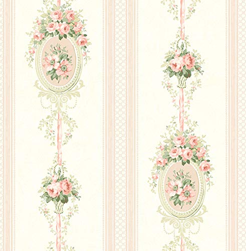 Cameo Stripe Wallpaper In Rosy Fs50411 From Wallquest #TOP29