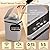 FRESHLIX 3 Pack Bathroom Trash Can 2.6 Gallon Small Touchless Automatic Motion Sensor Trash Cans Slim Waterproof Garbage Bin with Lid for Kitchen, Office, Bedroom Black White Grey