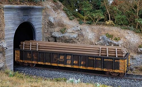 Walthers Cornerstone 933-4174 HO Scale Utility Poles Load - Kit - Fits Most 50' & Larger Gondolas - Sold Separately