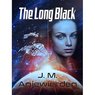 The Long Black Audiolibro Por J. M. Anjewierden arte de portada