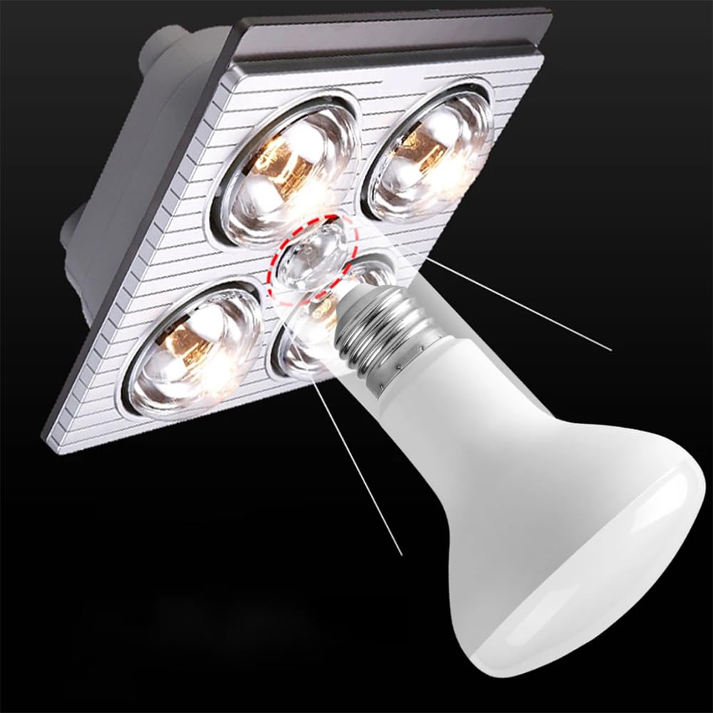 6 Pezzi R50 5W E14 220V LED Bagno Lampada Fungo Lampadina Cucina Camera Luce Lampada Dimmerabile,Cold white