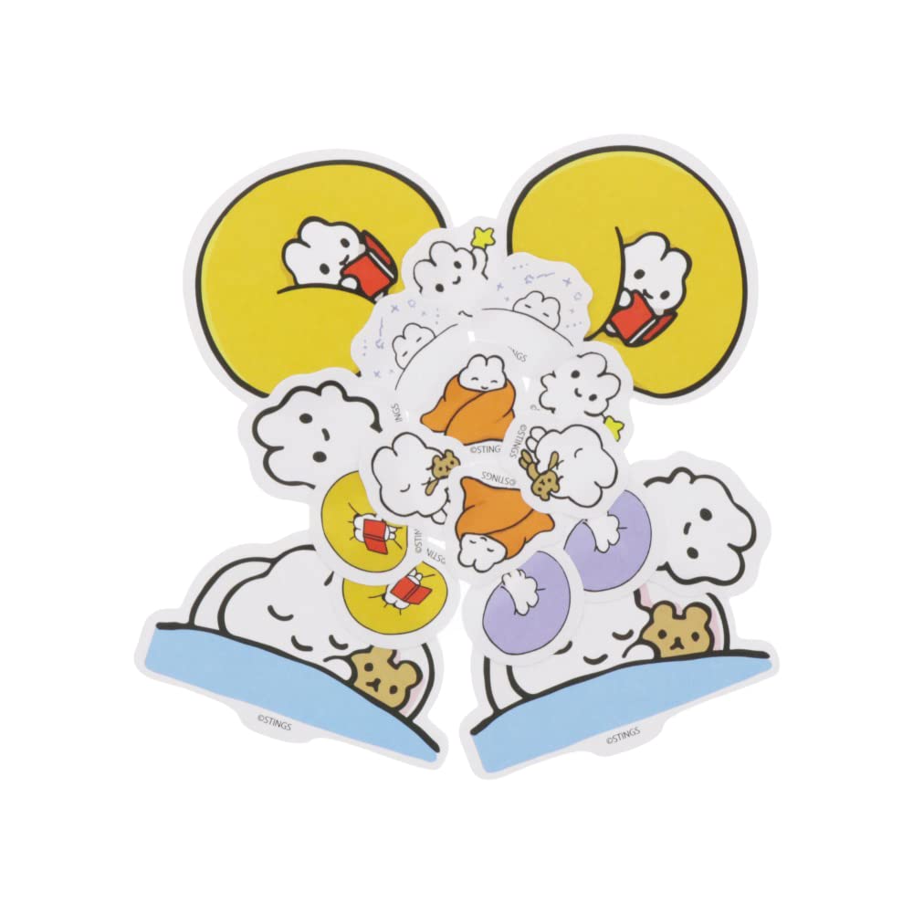 Amazon.co.jp: サンスター文具 やさうさちゃん シール ピースシール お