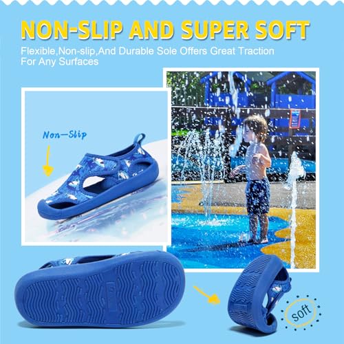 STQ KIDS Boys Girls Water Shoes Quick-Dry Cute Beach Swim Pool Shoes - Image 5